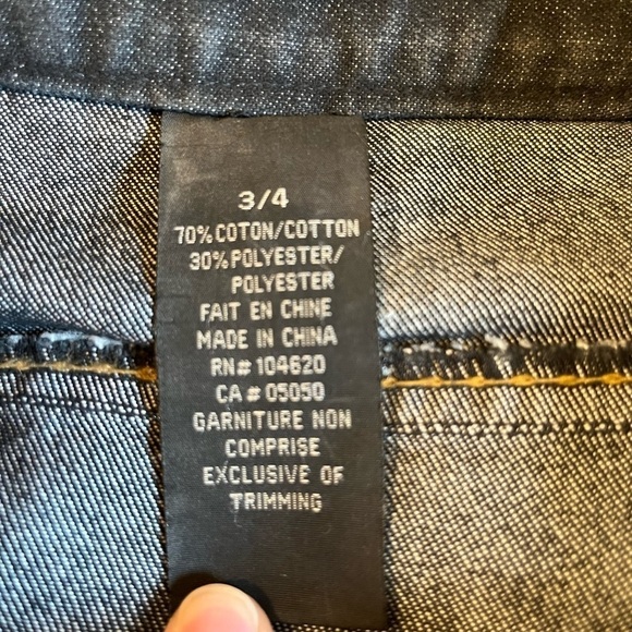 JACOB Women's  Dark wash Denim Skirt size 3/4 - Picture 2 of 5